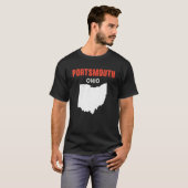PORTSMOUTH Ohio USA State America Travel Ohioan T-Shirt (Vorne ganz)