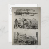 Portsmouth Postkarte (Vorne/Hinten)