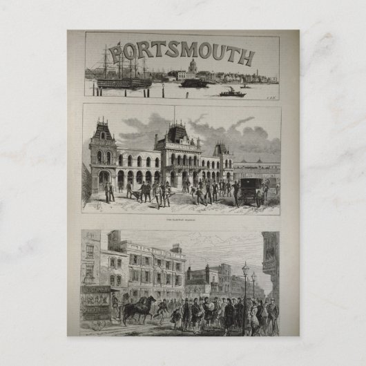 Portsmouth Postkarte (Vorderseite)