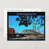 Portsmouth Postkarte (Vorne/Hinten)