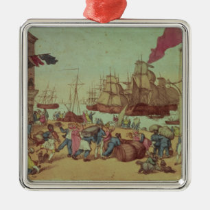 Portsmouth-Punkt, 1811 Silbernes Ornament