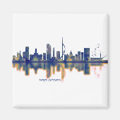 Portsmouth Skyline Magnet (Vorne)