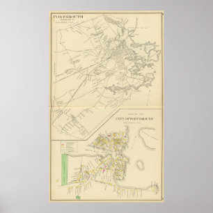 Portsmouth, Stadt Portsmouth Poster