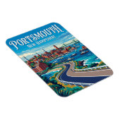 Portsmouth USA Magnet (Rechte Seite)