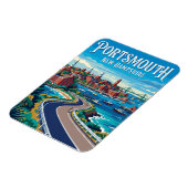 Portsmouth USA Magnet (Linke Seite)
