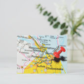 Portsmouth, Virginia Postkarte (Stehend Vorderseite)