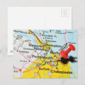 Portsmouth, Virginia Postkarte (Vorne/Hinten)