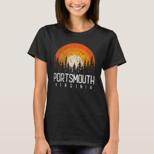 Portsmouth Virginia VA Vintag 70er 80er 90s Retro T-Shirt