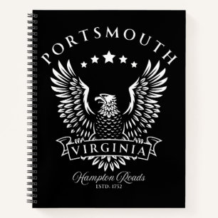 Portsmouth Virginia Vintag Eagle Notizblock