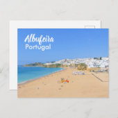 Portugal Albufeira Beach an der Algarve Postkarte (Vorne/Hinten)