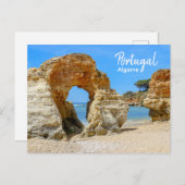 Portugal Algarve Beach Postcard Postkarte (Vorne/Hinten)
