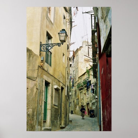 Portugal: Altstadt von Lissabon Poster (Vorne)