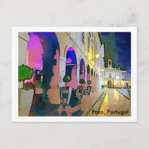 Portugal-Arco da Vila, Faro Postkarte