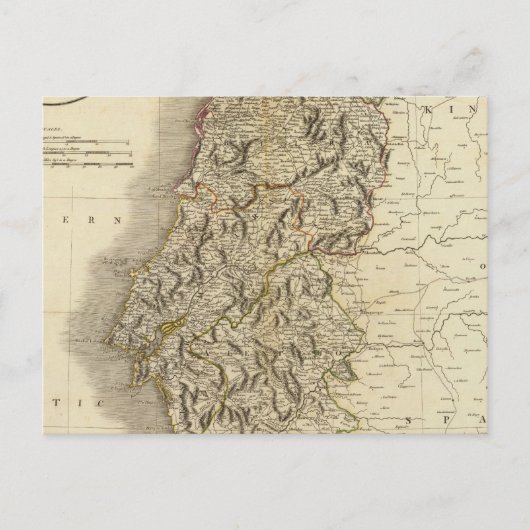 Portugal Atlas Karte (Vorderseite)