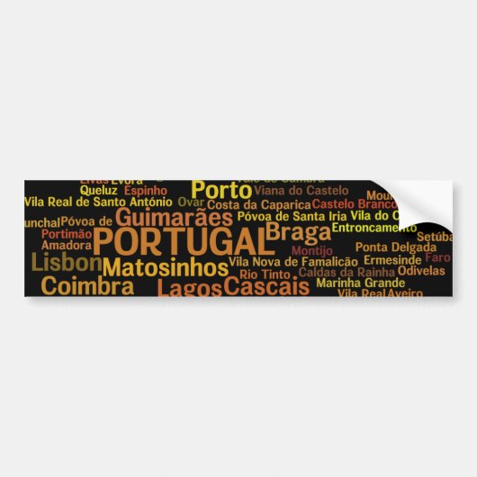 PORTUGAL-Autoaufkleber Autoaufkleber (Vorne)