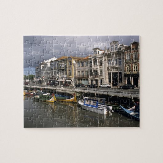 Portugal, Aveiro. Moliceiros (Algensammlung) Puzzle (Horizontal)