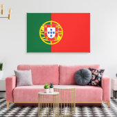 Portugal: Bandeira De Portugal Leinwanddruck (Insitu (Wohnzimmer))