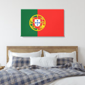 Portugal: Bandeira De Portugal Leinwanddruck (Insitu (Schlafzimmer))