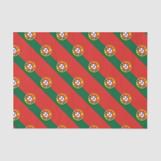 Portugal: Bandeira De Portugal Seidenpapier (Vorderseite)