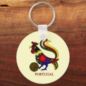 Portugal barcelos "galo" jogador de futebol schlüsselanhänger (Vorderseite)