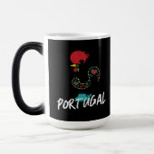 Portugal Barcelos Hahnensymbol Zwei-Tone-Kaffee M Verwandlungstasse (Links)