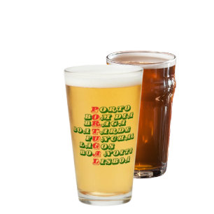 Portugal Bom Dia Boa Tarde Boa Noite Beer Glas