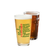 Portugal Bom Dia Boa Tarde Boa Noite Beer Glas