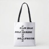 Portugal Bom Dia Boa Trade Boa Noite Shopping Bag Tasche (Vorderseite)