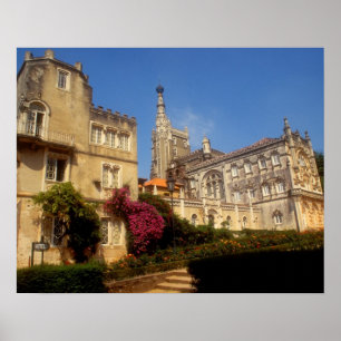 Portugal, Bussaco Palace. Poster