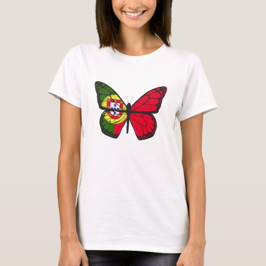 PORTUGAL BUTTERFLY T-Shirt (Vorderseite)