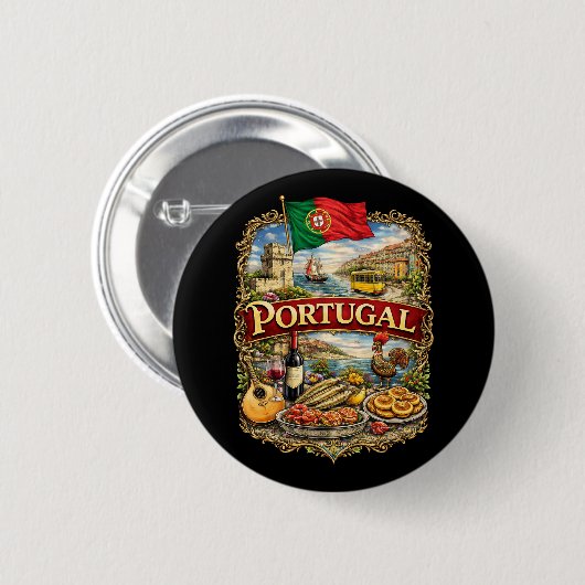 Portugal Button (Vorne & Hinten)