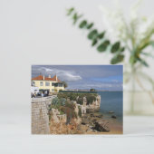 Portugal, Cascais. Praia da Rainha, ein Strand in Postkarte (Stehend Vorderseite)