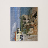 Portugal, Cascais. Praia da Rainha, ein Strand in Puzzle (Vertikal)