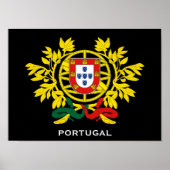 Portugal Coat Arms Poster (Vorne)