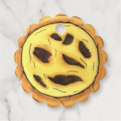 Portugal Custard Egg Tart Pastel Pastéis de Nata Geschenkanhänger (Vorderseite)