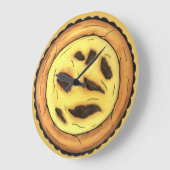 Portugal Custard Egg Tart Pastel Pastéis de Nata Große Wanduhr (Winkel)