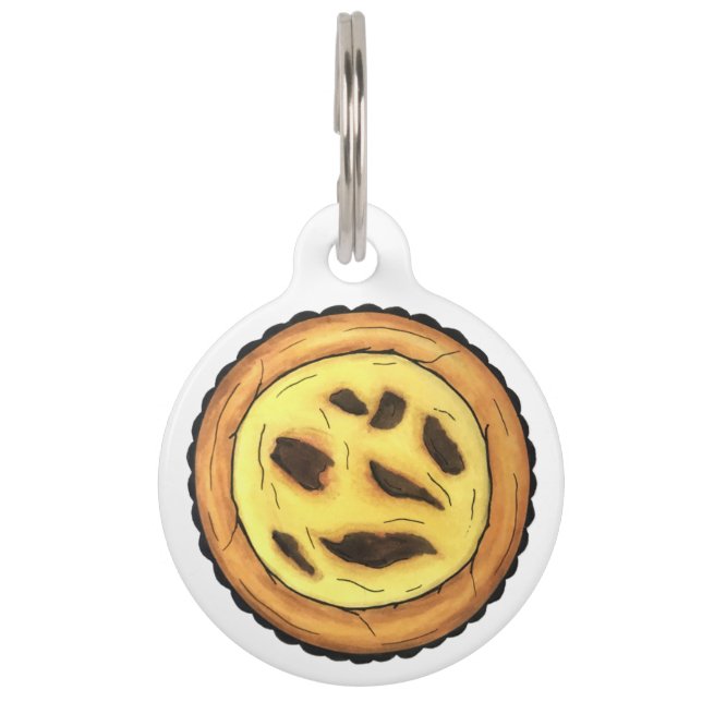 Portugal Custard Egg Tart Pastel Pastéis de Nata Haustiermarke (Vorderseite)