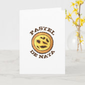 Portugal Custard Egg Tart Pastel Pastéis de Nata Karte (Gelbe Blume)