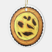 Portugal Custard Egg Tart Pastel Pastéis de Nata Keramik Ornament (Links)