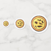 Portugal Custard Egg Tart Pastel Pastéis de Nata Konfetti (Rückseiten)