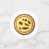 Portugal Custard Egg Tart Pastel Pastéis de Nata Konfetti (Klein Vorderseite)