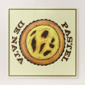 Portugal Custard Egg Tart Pastel Pastéis de Nata Puzzle (Horizontal)