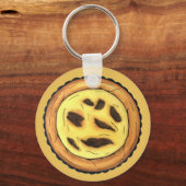 Portugal Custard Egg Tart Pastel Pastéis de Nata Schlüsselanhänger (Vorderseite)