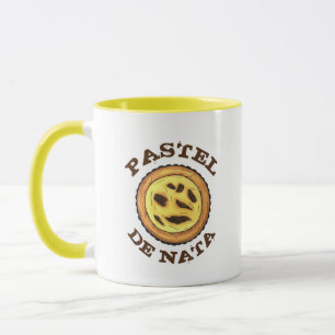 Portugal Custard Egg Tart Pastel Pastéis de Nata Tasse