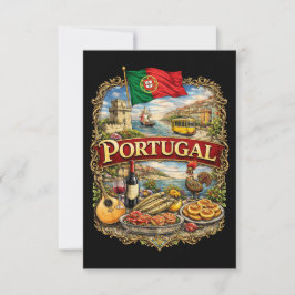 Portugal Dankeskarte