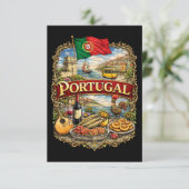 Portugal Dankeskarte (Stehend Vorderseite)