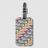 Portugal Doors Gepäckmarke Gepäckanhänger (Vorderseite Vertikal)