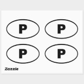 Portugal - Europa Ovaler Aufkleber (Blatt)