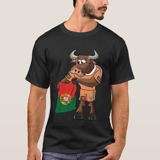 Portugal Fan Taurus T-Shirt (Vorderseite)