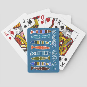 PORTUGAL Fish Muster spielt Karten Spielkarten
